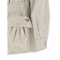 Striped blouson