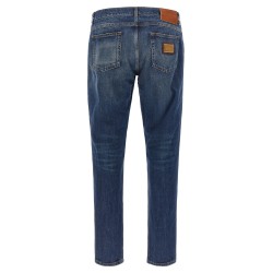Logo plaque jeans