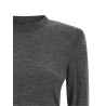 Padded shoulder sweater