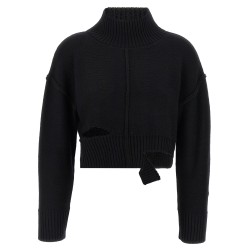 Distressed sweater