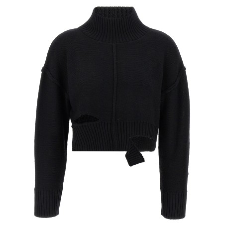 Distressed sweater