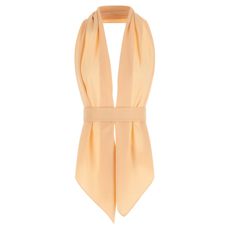 Scarf-effect top