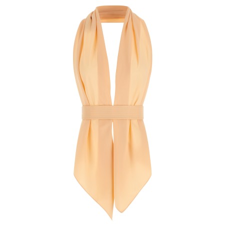 Scarf-effect top