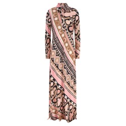'Soleil' print chemisier dress