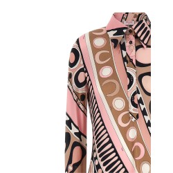 'Soleil' print chemisier dress