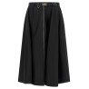 Re-Nylon flared skirt