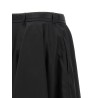 Re-Nylon flared skirt