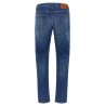Logo embroidery jeans