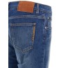Logo embroidery jeans