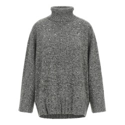 Crystal turtleneck sweater