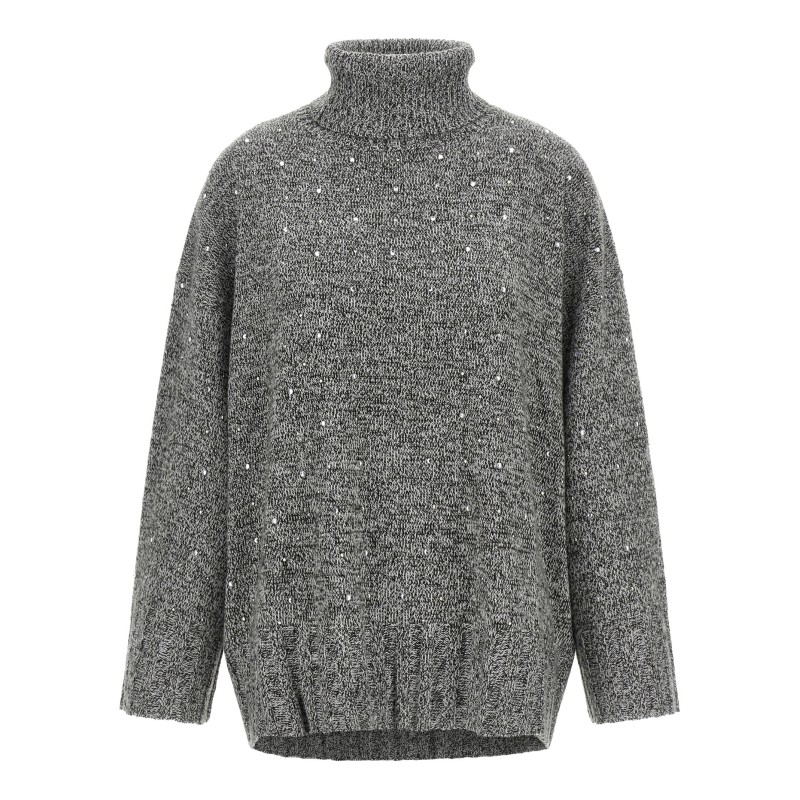 Crystal turtleneck sweater
