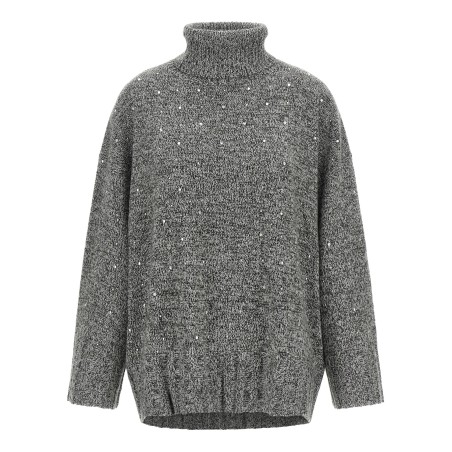 Crystal turtleneck sweater