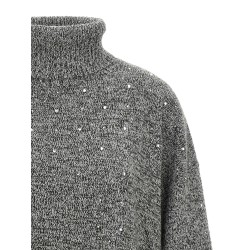 Crystal turtleneck sweater