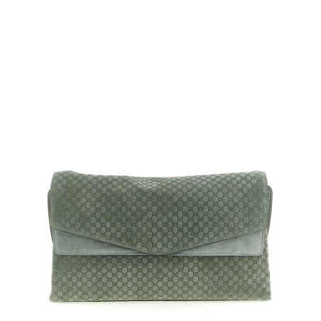 GG large suede shoulder bag