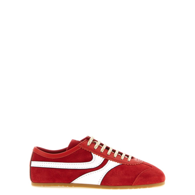 Suede sneakers