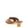 Leather mules