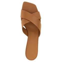Leather mules