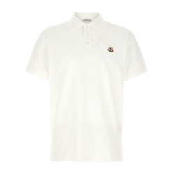 Logo patch polo shirt