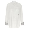 Contrast cuffs shirt