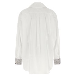 Contrast cuffs shirt