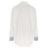 Contrast cuffs shirt