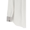 Contrast cuffs shirt