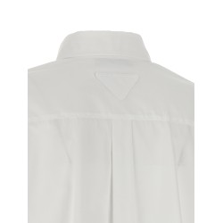 Contrast cuffs shirt