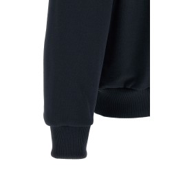 Logo patch hoodie
