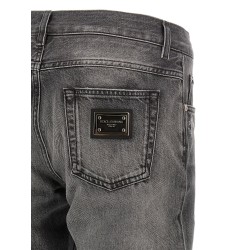 Distressed jeans