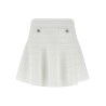 'Pointelle knit' mini skirt