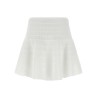 'Pointelle knit' mini skirt