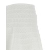 'Pointelle knit' mini skirt