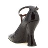 Sculptural heel pumps