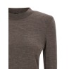 Padded shoulder sweater