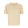Bouclé polo shirt