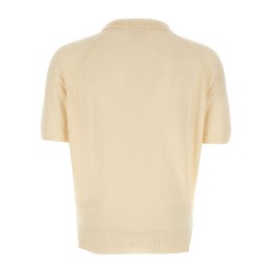 Bouclé polo shirt
