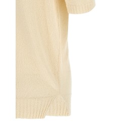Bouclé polo shirt
