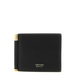 Hammered leather card holder