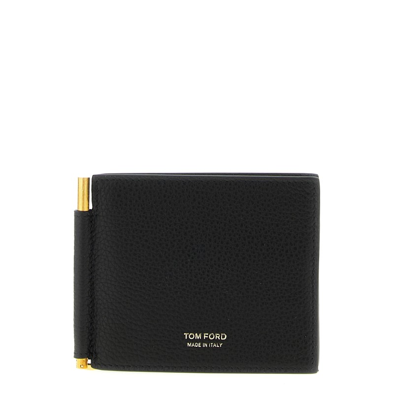 Hammered leather card holder
