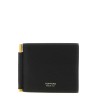 Hammered leather card holder