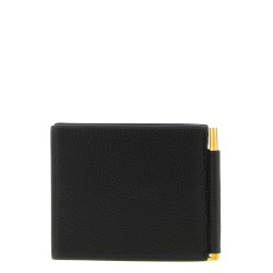 Hammered leather card holder