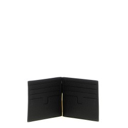Hammered leather card holder