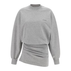 Mélange sweatshirt dress
