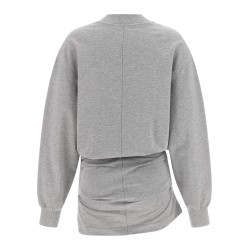 Mélange sweatshirt dress
