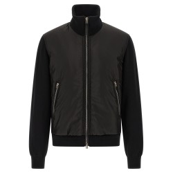 Merino wool bomber jacket