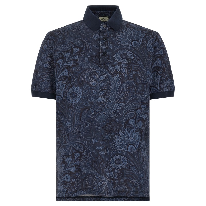 'Arnica Paisley' polo shirt