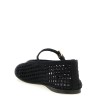 Crochet cotton ballet flats