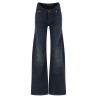 Curved waist jeans