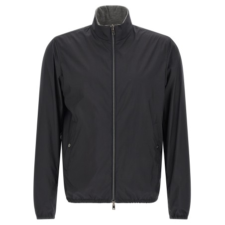 Reversible bomber jacket