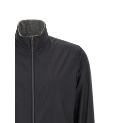Reversible bomber jacket